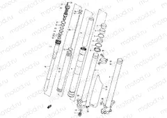 28C - FRONT DAMPER (MODEL X)