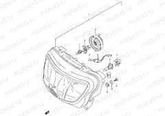 28C - HEADLAMP (MODEL W/X E04,E18,E22,E25,E34,E39,P37)