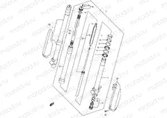 29 - FRONT FORK DAMPER (MODEL K2/K3/K4)