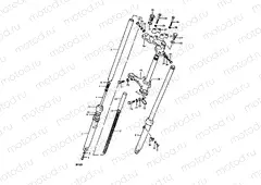 29 - FRONT FORK (RM50N, RM50T, RM50X)