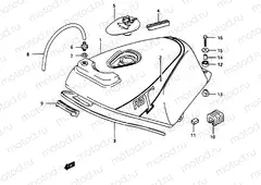29 - FUEL TANK (RG250CH/FCH)