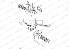 29 - HANDLE GRIP - LEVER (RM100T)