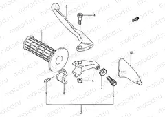 29 - LEFT HANDLE GRIP (MODEL G/H/J)