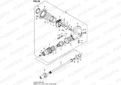 29 - PROPELLER SHAFT/FINAL DRIVE GEAR