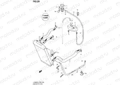 29 - RADIATOR HOSE (VL800BL4 E19)