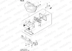 29 - REAR COMBINATION LAMP (WITH REFLECTOR)