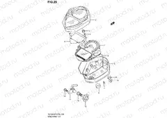 29 - SPEEDOMETER (SV1000SK3/SK4/S1K3/S1K4/S2K3/S2K4)