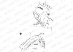 29A - HEADLAMP COVER (TS185ERCV P09)
