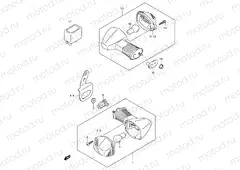 29A - TURN SIGNAL LAMP (MODEL K2/K3/K4)