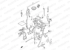 29A - WIRING HARNESS (GSF1200SAV/SAW/SAX/SAY)