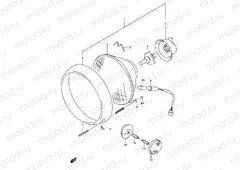 29B - HEADLAMP (MODEL K1/K2/K3/K4 E02,E19,E24,P37)