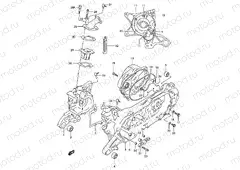 2E - CRANKCASE (MODEL AY50 K3/K4)