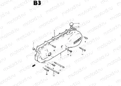 3 - CRANKCASE LEFT COVER