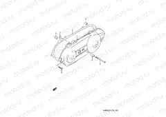 3 - CRANKCASE LH COVER