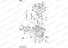 3 - REAR CYLINDER HEAD