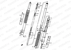 30 - FRONT FORK (MODEL G)