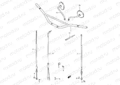 30 - HANDLEBAR (TS185ERT/ERW E24)