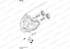30 - HEADLAMP (MODEL Y/K1)