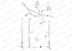 30A - HANDLEBAR (TS185ERCV P09/TS185ERW E01/TS185ERX E71)