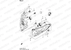 31 - FRONT COMBINATION LAMP (WITH REFLECTOR)