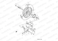 31 - FRONT WHEEL (MODEL L/M E41)