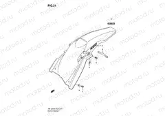 31 - REAR FENDER