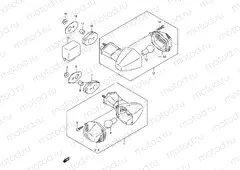 31 - TURN SIGNAL LAMP (GSF600SY/SUY/SK1/SK2/SK3/SK4/SUK1/SUK2/SUK3/SUK4)