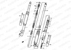 31A - FRONT FORK (MODEL J)