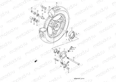 31A - FRONT WHEEL (MODEL K E06)