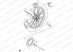 31B - FRONT WHEEL (RM85LK3/LK4)
