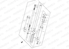 32 - FRONT DAMPER (DR-Z125K3/K4/K5/K6/K7)