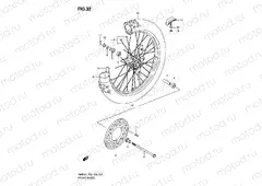32 - FRONT WHEEL (RM85LK7/LK8/LK9/LL0)