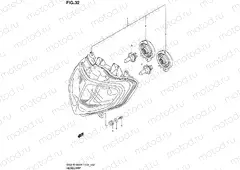 32 - HEADLAMP (E24)