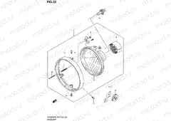 32 - HEADLAMP (SV1000)