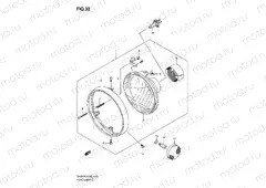 32 - HEADLAMP (SV650K3/K4/K5/K6/K7/AK7 E24)