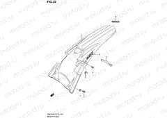 32 - REAR FENDER