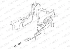32 - SIDE LEG SHIELD (MODEL V/W/X)