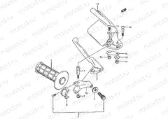 32A - LEFT KNUCKLE COVER (MODEL N/P/R)