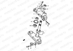 32A - STEERING STEM (MODEL J)