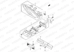 32B - TAIL LAMP (SV1000K3/K4/K5/U1K3/U1K4/U1K5/U2K3/U2K4/U2K5)