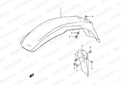 33 - FRONT FENDER (MODEL R/S/T/V/W)