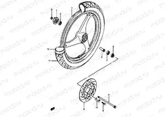 33 - FRONT WHEEL
