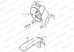 33 - HEADLAMP HOUSING - FRONT FENDER