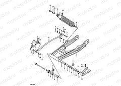 33 - REAR SWINGING ARM (RM100T, RM100X)