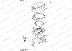 33 - SPEEDOMETER (VL1500TL3 E02)