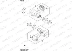 33 - TURN SIGNAL LAMP (GSX-R1000K1)