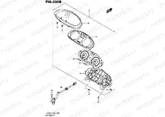 330B - SPEEDOMETER (UH125AL7 P19)