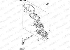 330B - SPEEDOMETER (UH200L5 P19)