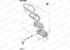 330D - SPEEDOMETER (UH200L5 P53)