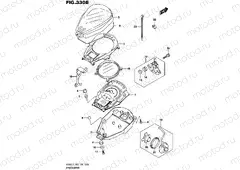 330E - SPEEDOMETER (VL800TL5 E33)